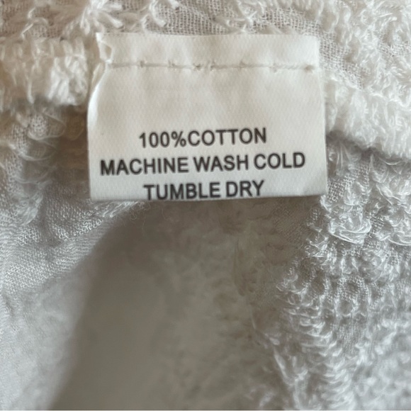 Kindred White Embroidered Floral Open Front Kimono Duster Sz L Beach Casual - Picture 12 of 12